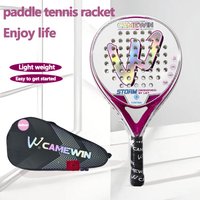 Padel racket Paddle racket Ladies only 50% carbon fiber 50% glass fiber Beach tennis racket Carbon fiber tennis racket The new