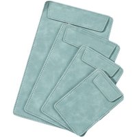1pc Portable Suede Menu Wine Holder A4/A5/A6/A7/B5 with Pen Insert Magnetic Clipboard PU Leather File Folder School Office
