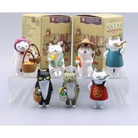 Ms Cat Blind Box Figure Toys kittens Dolls Meow Market Blind Bag Decoration Kids Christmas Gift