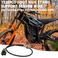 Yebeico Foot Kick Stand Support Sensor Wire For Talaria Sting MX3 MX4 EVO/EXPE Full Car Foot Support Accessories