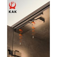 KAK Push to Open Cabinet Catches Hidden Cabinet Handles Damper Buffer for Wardrobes Soft Closing Automatic Door Closer Hardware
