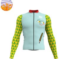 AliExpress NONE 2026 Men Winter Thermal Fleece Cycling Jersey Ciclismo MTB Bicycle Clothing Bike Shirt Cycling Equipement Outdoor Warm Jacket