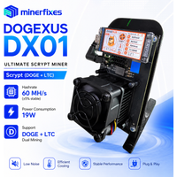 DOGEXUS DX01 Doge Solo Miner 60MH/s Scrypt Mining Machine Low Power 19W LTC DOGE Miner with Display USB Crypto Miner