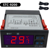 Digital Temperature Controller STC-9200 Thermostat 220V Regulator Thermoregulator With Refrigeration Defrost Fan Alarm Function