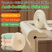 Home Bumper Strip Wide Wrapped Edge No Sticker Corner Bumper Sticker 2M Baby Safety Table Corner Protector Thickened Traceless