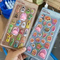 Cute 3D Epoxy Stickers Waterproof Raised Decals for Scrapbooking DIY Crafts Kids Birthday Gifts