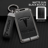 Zinc Alloy Car Smart NFC Card Key Case Cover Protector Holder Shell For Tesla Model 3 Model S Model X Model Y Remote Accessories