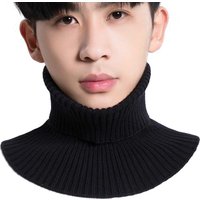 AliExpress MSFGJZM Men Winter Ribbed Knitted Scarf False Collar Cycling Neck Guard Elastic Neck Sleeve Fake Collar Windproof Detachable Neck Sleeve