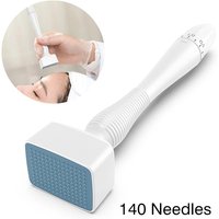 New 140Pins Adjustable Needle Length Stainless Steel Needle Stamp Microneedle For Skin Care Beauty tool