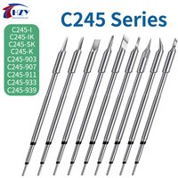 OEM C245 Soldering Iron Tips C245906/907/908/966/911/944/866/808/811/844 Chisel Type Soldering Tip Compatible JBC T245 Handle
