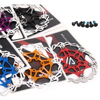 AliExpress BUCKLOS 160/180/203mm Floating Rotors MTB/Road Bike Hydraulic Disc Bike Brake Rotor 6 Bolt Cooling Bicycle Disk Rotor Adapter