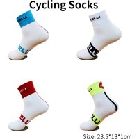Four-color Men's and Women's Cycling Socks Sports Socks Breathable Sweat-absorbing Running Outdoor Sports Bicycle Accessories