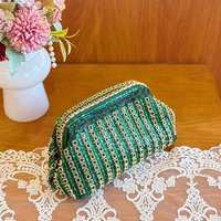 Women PU Leather Diamond Encrusted Evening Bag Solid Color Elegant Gemstone Handbag Travel Shopping Party Wallet