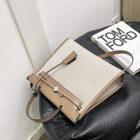Large Capacity Canvas Women's Bag Platinum Handbag Single Shoulder Crossbody Bag Tote Bag Stylish Summer Hobo Bag