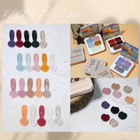 5 Colors Solid Gel Nail Polish, Gel Palette Nail Polish with Nail Brush Popular Colors Cream Manicure Palette