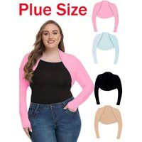1pcs Cooling Shawl Arm Sleeves, Plus Size Advanced Cooling Shawl Arm Sleeves, Breathable Outdoor for Women