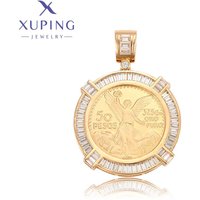 Xuping Jewelry Fashion New Arrival Copper Big Gold Color Pendant Necklace for Women Gifts X000649781