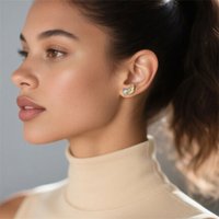 2026 New Original 925 Sterling Silver Earrings Sparkling Wing Earrings For Women DIY Exquisite Anniversary Jewelry Gifts