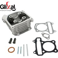Glixal GY6 49cc 50cc à 105cc moteur 52mm culasse de course Assy avec grandes vannes pour 139QMB 139QMA Scooter chinois cyclomoteur ATV