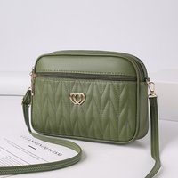 Fashion PU Crossbody Phone Bag Adjustable Durable Single Shoulder Bag Stylish Mini Square Bag Travel