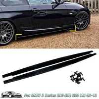 Seitenschweller im MP-Stil für BMW E90 E92 E93 M3 2005 2006 2007 2008–2013 Seitenstoßstangen-Verlängerungsplatte, Splitter, Diffusor-Bodykits