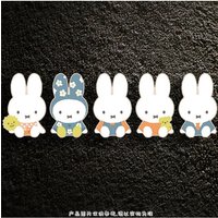 AliExpress Kawaii Miffy Car Decals - Creative UV Resistant Vinyl Stickers for Vehicle Body & Windows Cute Decoration for Car Bike Scooter