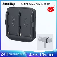 SmallRig Ultra-Slim NP-F Battery Plate w One-Click Quick-Release Design 60W Power Delivery for RC 100B/RC 100C COB Video Lights