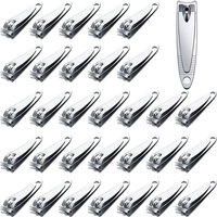 12/15 PCS Nail Clipper,Premium Stainless Steel Fingernail Clipper Cutters, Fingernail Clipper Cutters with Nail File Sharp.