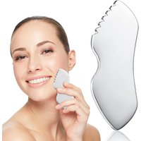 Stainless Steel Gua Sha Facial Tools Metal Detail Gua Sha Massager Face Guasha Face Sculpting Tool Facial Massage Skin Care Tool