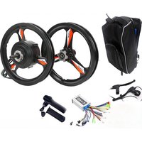 AliExpress NONE 14-inch 36V48V350w integrated power wheel bicycle scooter modified motor, front and rear wheel controller throttle kit