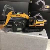 2026 New Huina 580 all-metal 32-channel remote control excavator construction vehicle large simulated children's toys