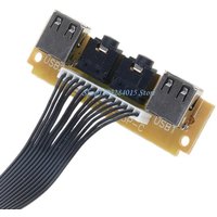 R6FF 60cm Front for Case Panel USB2.0 Ports I/O Board Internal Cable Compu