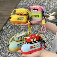Hot SpongeBob SquarePants Series Mini Storage Bag Cartoon Character Creativity Rain Boots Modeling Earphone Bag Pendent