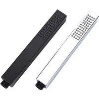 Square Handheld Shower Head Single Function Universal Water-saving Sprinkler High Pressure Shower Sprayer for Bathroom