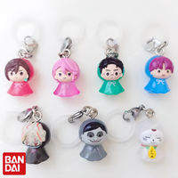 Bandai Dandadan Gashapon Keychains Ayase Momo Takakura Ken Shiratori Aira Highway Grandma Bag Charm Anime Collectible Toys