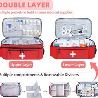 Travel Medicine Bag First Aid Kit Storage Bag Medicine Storage Box Pill Bottle Storage Bags Home Travel Organization