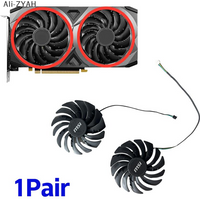 Video Card Fan For MSI GeForce RTX 3070 3060 3060Ti VENTUS 2X OC 95MM PLD10010S12HH RTX3060 RTX3070 RTX3060Ti GPU Cooling Fan