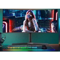 34 Inch 4K 180Hz Curved Gaming Monitor - UltraWide Hairtail Screen for PC eSports, Office Work & Financial Trading