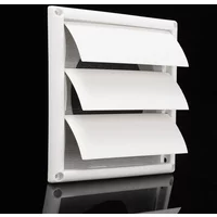 6 inch Air Vent Grille Ventilation Cover 200x200x40mm Plastic White Wall Grilles Duct Heating Cooling Vents For Kitchen Bathroom
