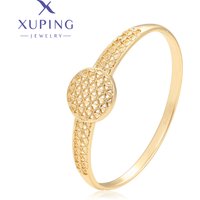 Xuping Jewelry Hot High Fashion New Arrival 54mm Light Gold Color Bangle for Women Exquisite Birthday Party Gift BW2595785302