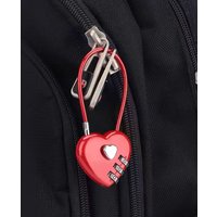 4 Colors Y2K Aesthetic Heart Shaped Lock Keychain Padlock Bag Pendant Valentine’s Day Gift for Couple