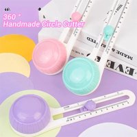 360° Adjustable Circle Cutter Precision Circular Paper Cuts Handmade Compass Knife Scrapbooking Tool for Craft XKDKJ01