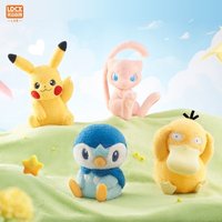LDCX Pokémon Plush Doll Pikachued Bulbasaur Jigglypuff Lapras Eevee Anime Pokemoned Stuffed Toy Peluche Plush Doll Gift for Kid