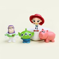 Anime Figure 8pcs Set Toys Story 4 Disney Woody Buzz Lightyear Action Decoration Collection Figurine Toy Model for Children