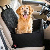 Pet Carrier Basket Scratch Proof Dog Auto Seat Non-Slip Portable Cat Basket Seat Durable Waterproof Pet Seat Cover Pet Carrying