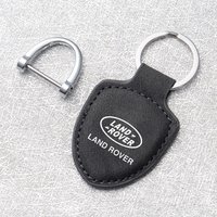 Leather Car Key Chain Ring Keychain Pendant Gifts For Land Rover Range Rover Freelander Discovery Evoque OVERFINCH SVR Accessory