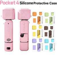 Pocket 4 Silicone Cover Protective Case Lens Protector Scratch-Resistant Sleeve Grip Cover for DJI Pocket 4 Accesssorise