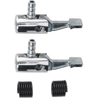 1/2pcs 6mm Inflator Pump Adapter Connector With Spring Car Trucks Tire Inflator Pump Hose Adapter Valve Connector Tire Acces