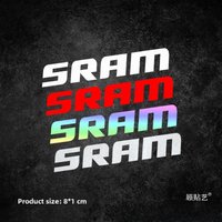 Decorative Waterproof SRAM Compatible Bicycle Gear Stickers for Road And Mountain Bikes Personalized Custom Decals