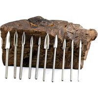 NEW! Wood Carving Drill Bit HSS Engraving Drill Bit Set Solid Carbide Steel Root